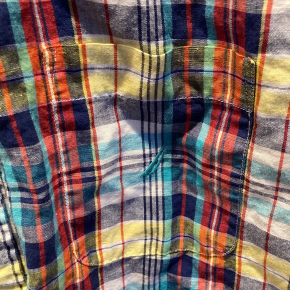 Nautica Linen-Blend Multicolor Casual Shirt - Picture 6 of 9